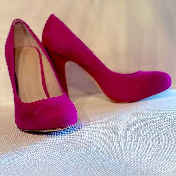 Aldo Suede Pumps Fuschia 38 - Picture 8 of 8